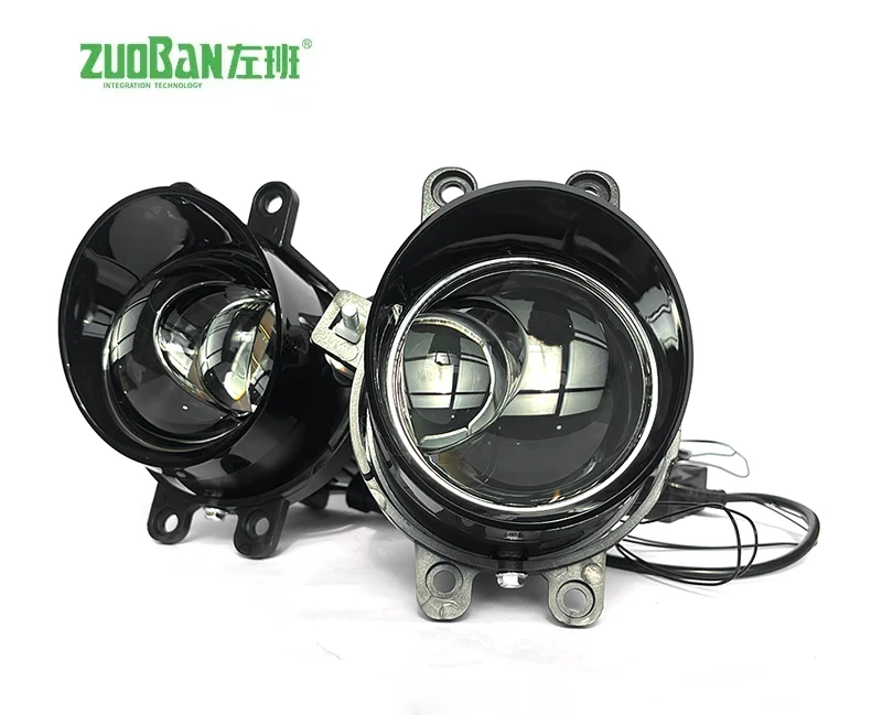 Kecerangan tinggi Toyota LED lampu kabut tiga warna