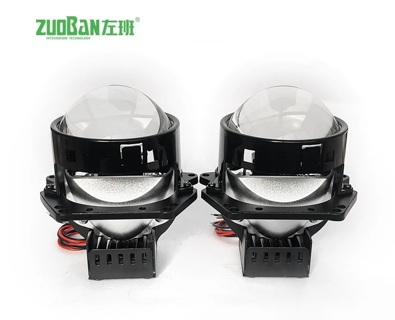 Lampu depan otomotif LED prismatik 3 inci