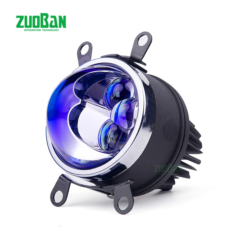 Lampu Kabut Lensa Laser 3 Inci Warna Tri + 3